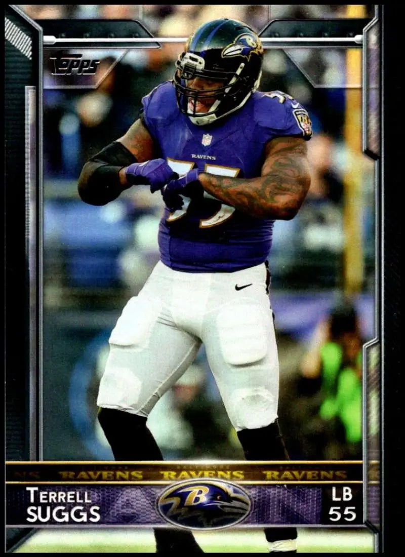 2015 Topps #76 Terrell Suggs NM-MT Baltimore Ravens Football Card - Football Card Single