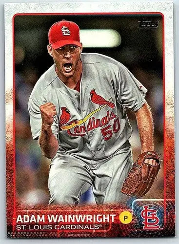 2015 Topps #80 Adam Wainwright NM-MT Cardinals ID:73327 - Baseball Card Single