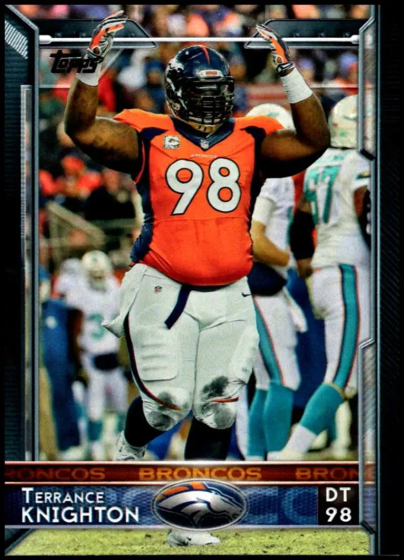 2015 Topps #83 Terrance Knighton NM-MT Denver Broncos Football Card - Football Card Single