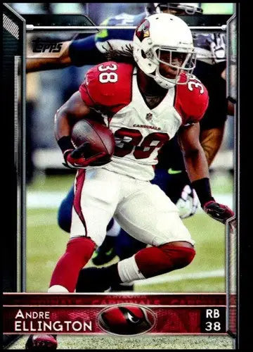 Football card featuring Andre Ellington with original gloss from 2015 Topps NM-MT edition