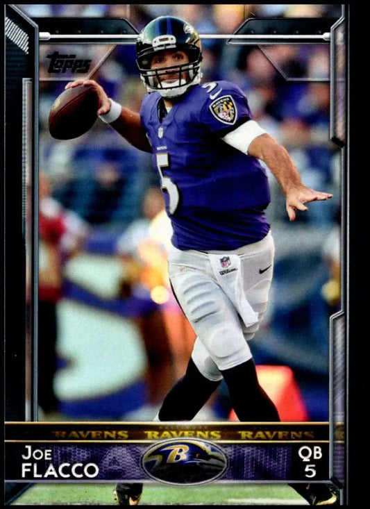 2015 Topps #9 Joe Flacco NM-MT Baltimore Ravens Football Card - Football Card Single