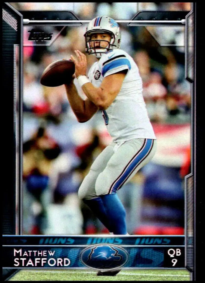 2015 Topps #90 Matthew Stafford NM-MT Detroit Lions Football Card - Football Card Single