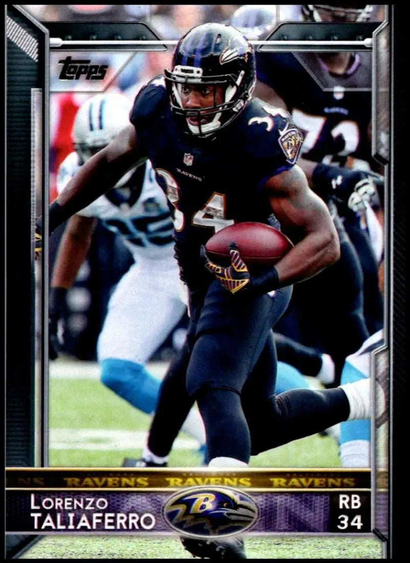 2015 Topps #91 Lorenzo Taliaferro NM-MT Baltimore Ravens Football Card - Football Card Single