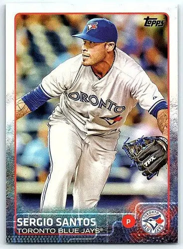 2015 Topps #96 Sergio Santos NM-MT Blue Jays - Baseball Card Single