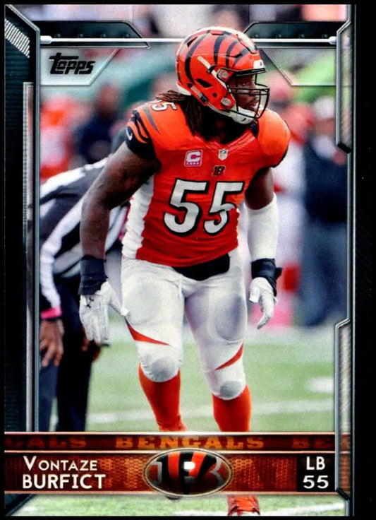 2015 Topps #99 Vontaze Burfict NM-MT Cincinnati Bengals Football Card