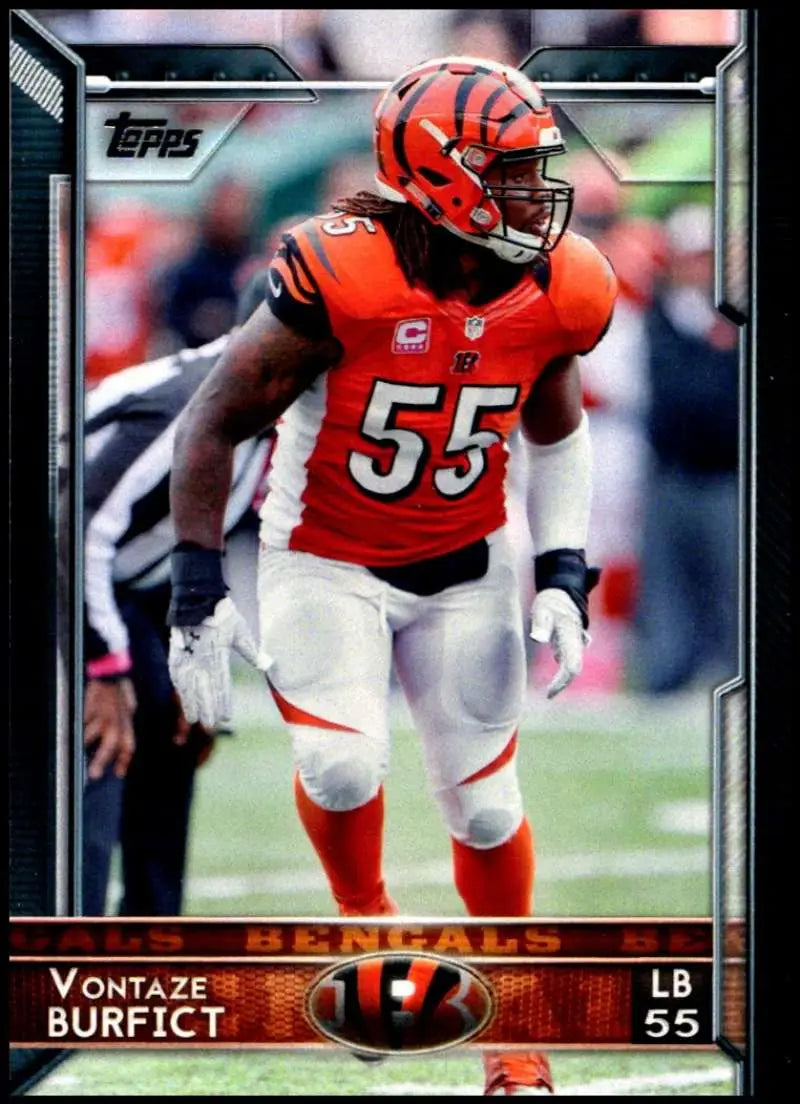 2015 Topps #99 Vontaze Burfict NM-MT Cincinnati Bengals Football Card - Football Card Single