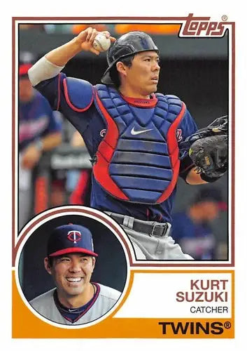2015 Topps Archives #219 Kurt Suzuki NM-MT Twins (1983 Topps) ID:18922 - Baseball Card Single