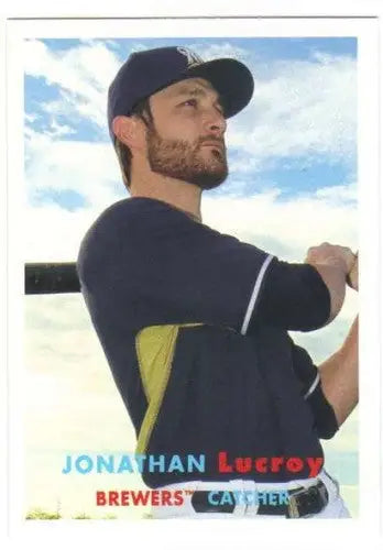 2015 Topps Archives #44 Jonathan Lucroy NM-MT Brewers (1957 Topps) ID:21895 - Baseball Card Single