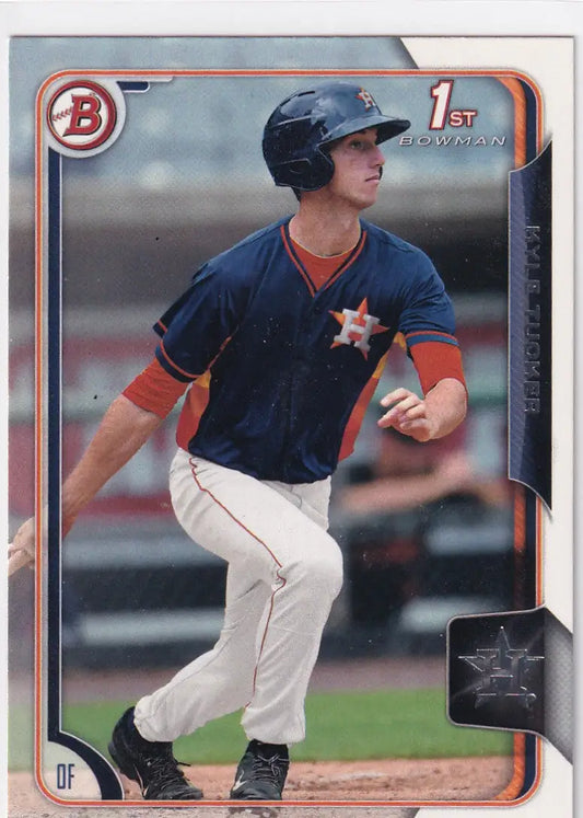 2015 TOPPS BOWMAN #75 KYLE TUCKER- HOUSTON ASTROS - Baseball Card Single
