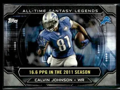 2015 Topps Calvin Johnson #ATFL-CJ All Time Fantasy Legends Detroit Lions - Football Card Single
