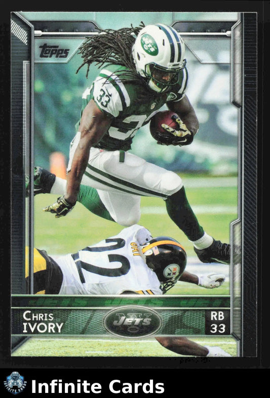 2015 Topps CHRIS IVORY #133 New York Jets - Football Card Single