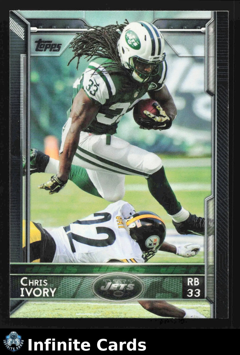 2015 Topps CHRIS IVORY #133 New York Jets - Football Card Single