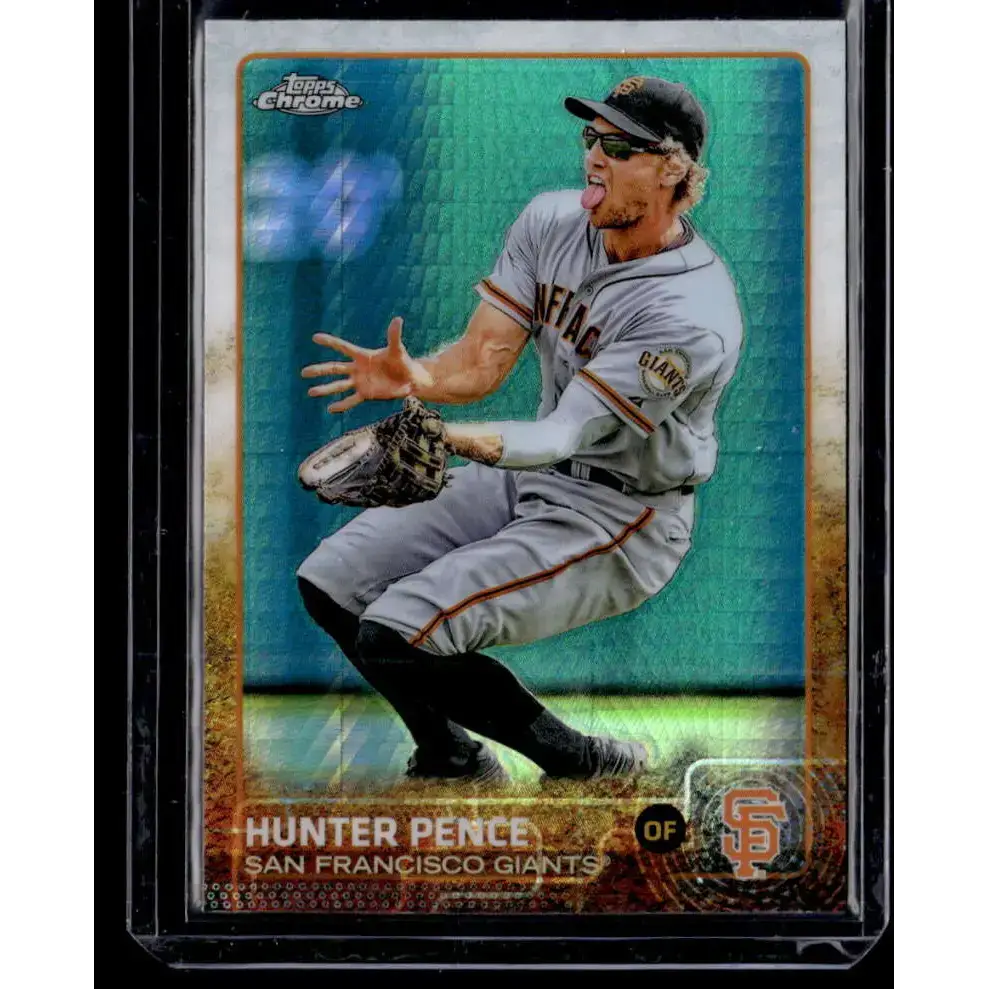 2015 Topps Chrome #83 Hunter Pence Prism Refractor NM-MT - Baseball Card Single