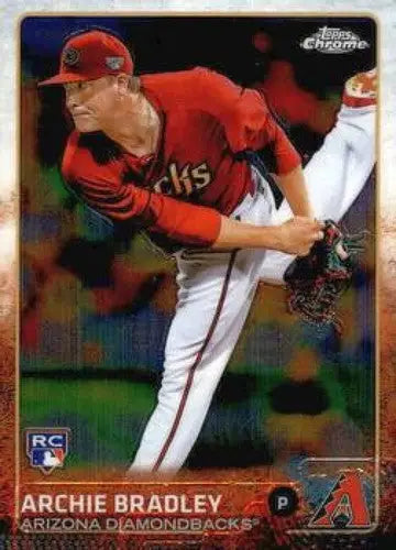 2015 Topps Chrome #96 Archie Bradley NM-MT RC Rookie Diamondbacks ID:4279 - Baseball Card Single