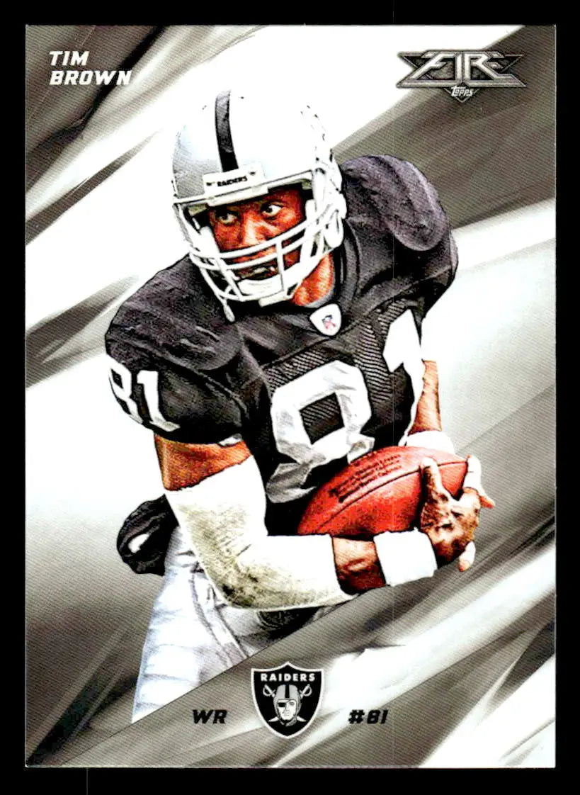 2015 Topps Fire #2 Tim Brown - Football Card Single