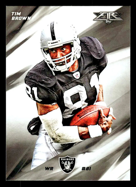 2015 Topps Fire #2 Tim Brown - Football Card Single