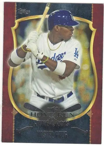 2015 Topps First Home Run #FHR-14 Yasiel Puig NM-MT Dodgers ID:81525 - Baseball Card Single
