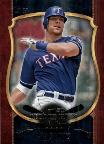 2015 Topps First Home Run #FHR-27 Chris Davis NM-MT Rangers ID:19448 - Baseball Card Single