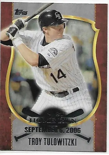 2015 Topps First Home Run #FHR-38 Troy Tulowitzki NM-MT Rockies ID:57927 - Trading Cards (Singles): Baseball Card Single