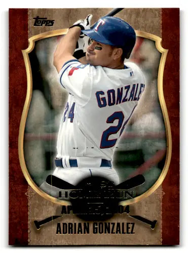 2015 Topps First Home Run Gold #FHR-20 Adrian Gonzalez NM Near Mint Ran ID:60911 - Baseball Card Single