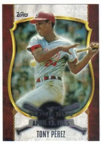 2015 Topps First Home Run Series 2 #FHR-8 Tony Perez NM-MT Reds ID:11458 - Baseball Card Single
