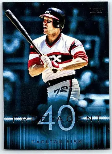 2015 Topps Free Agent 40 #F40-12 Carlton Fisk NM-MT White Sox - Baseball Card Single