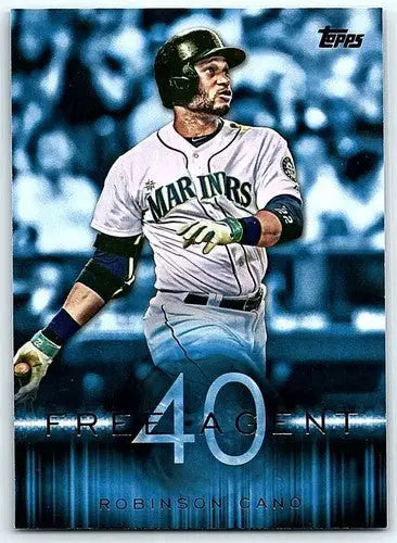 Robinson Cano baseball card from 2015 Topps Free Agent series NM-MT Mariners ID 19695