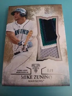 2015 Topps - Game Used. Relic. Seattle Mariners. Mike Zunino UJR-MZU. NRMT+ - Baseball Card Single