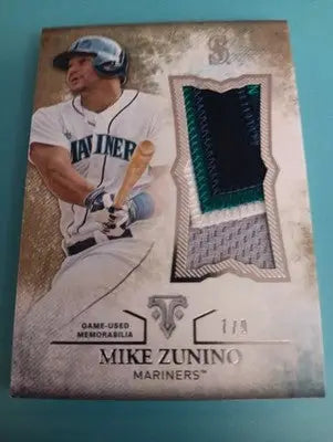 2015 Topps - Game Used. Relic. Seattle Mariners. Mike Zunino UJR-MZU. NRMT+ - Baseball Card Single