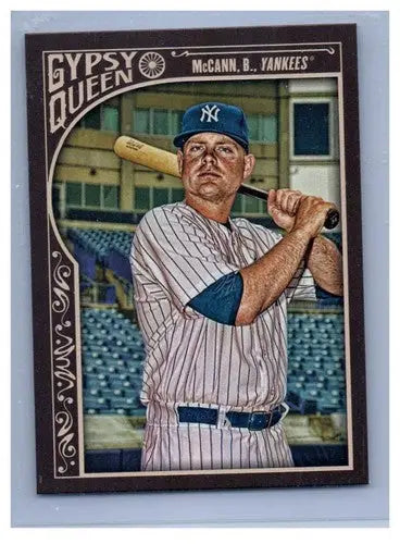 2015 Topps Gypsy Queen Gypsy Queen baseball card featuring Brian McCann Yankees NM-MT