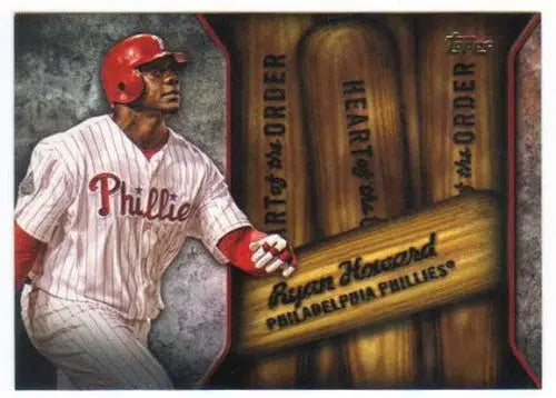 2015 Topps Heart of the Order #HOR-14 Ryan Howard NM-MT Phillies ID:11495 - Baseball Card Single