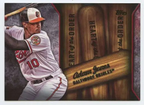 2015 Topps Heart of the Order #HOR-20 Adam Jones NM-MT Orioles ID:59465 - Baseball Card Single