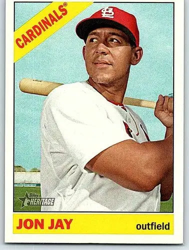 2015 Topps Heritage #125 Jon Jay NM-MT Cardinals ID:72220 - Baseball Card Single