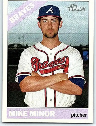 2015 Topps Heritage #133 Mike Minor NM-MT Braves ID:4317 - Baseball Card Single