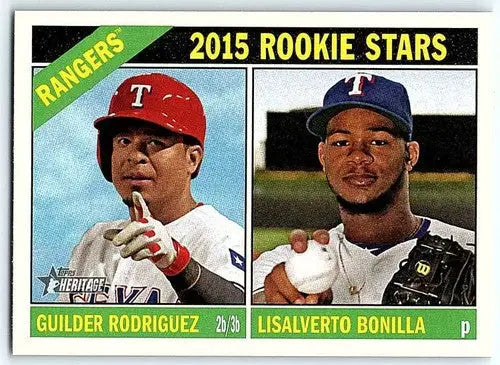 2015 Topps Heritage #146 Guilder Rodriguez/Lisalverto Bonilla NM-MT RC R ID:4320 - Baseball Card Single