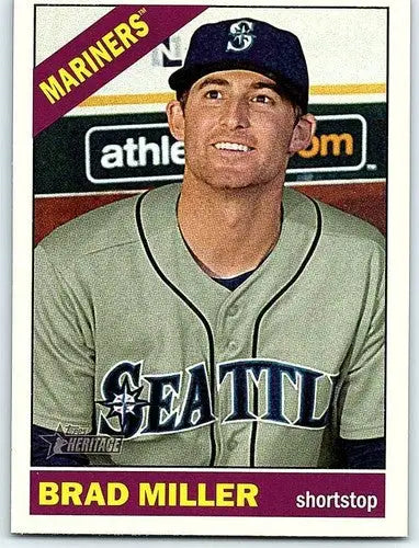 2015 Topps Heritage #162 Brad Miller NM-MT Mariners ID:4324 - Baseball Card Single