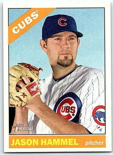 2015 Topps Heritage #17 Jason Hammel NM-MT Cubs ID:72089 - Baseball Card Single
