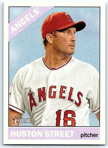 2015 Topps Heritage #262 Huston Street NM-MT Angels - Baseball Card Single