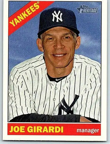 2015 Topps Heritage #296 Joe Girardi NM-MT Yankees ID:4385 - Baseball Card Single