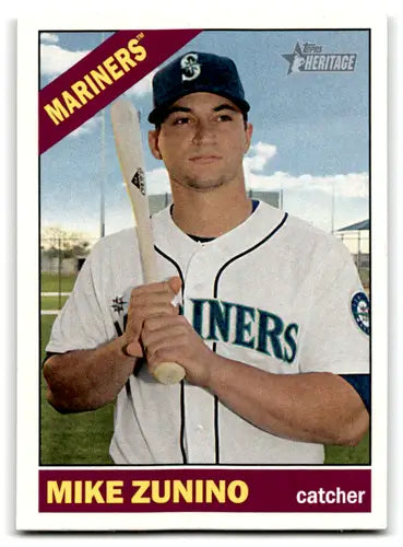 2015 Topps Heritage #319 Mike Zunino NM-MT Mariners ID:70499 - Baseball Card Single