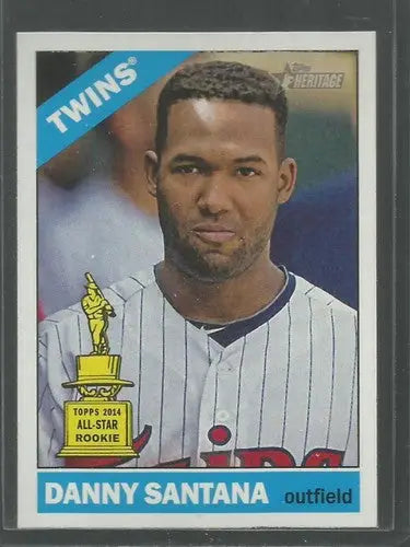 2015 Topps Heritage #347 Danny Santana NM-MT Twins ID:4397 - Baseball Card Single