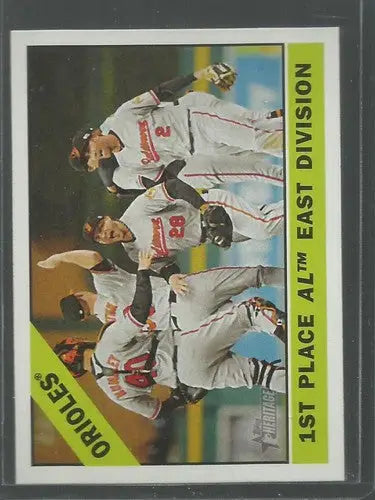 2015 Topps Heritage #348 Baltimore Orioles NM-MT Orioles ID:4398 - Baseball Card Single