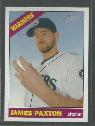 2015 Topps Heritage #354 James Paxton NM-MT Mariners ID:4399 - Baseball Card Single
