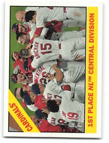2015 Topps Heritage St. Louis Cardinals baseball card with original gloss ID 73041