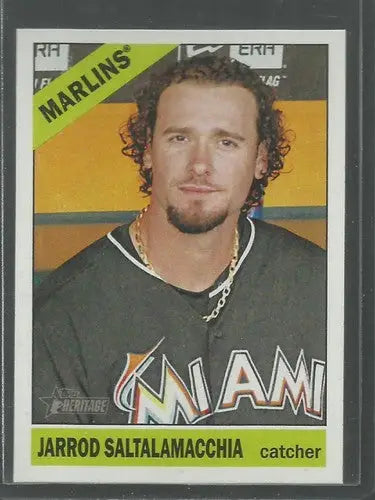 2015 Topps Heritage #409 Jarrod Saltalamacchia NM-MT Marlins ID:4410 - Baseball Card Single