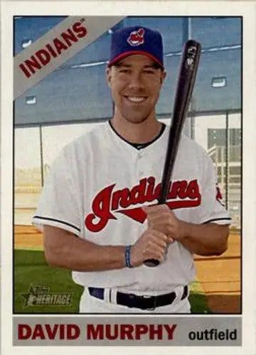 2015 Topps Heritage #415 David Murphy NM-MT Indians ID:4412 - Baseball Card Single