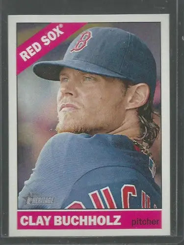 2015 Topps Heritage #98 Clay Buchholz NM-MT Red Sox ID:4312 - Baseball Card Single