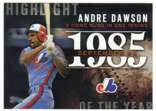 2015 Topps Highlight Andre Dawson baseball card with original gloss NM-MT Expos ID 15391