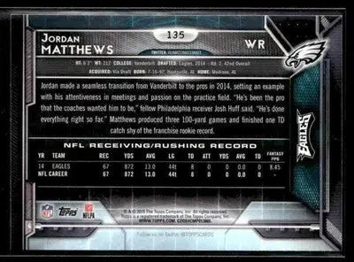 2015 Topps Jordan Matthews #135 Philadelphia Eagles