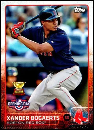 Xander Bogaerts baseball card from 2015 Topps Opening Day with original gloss
